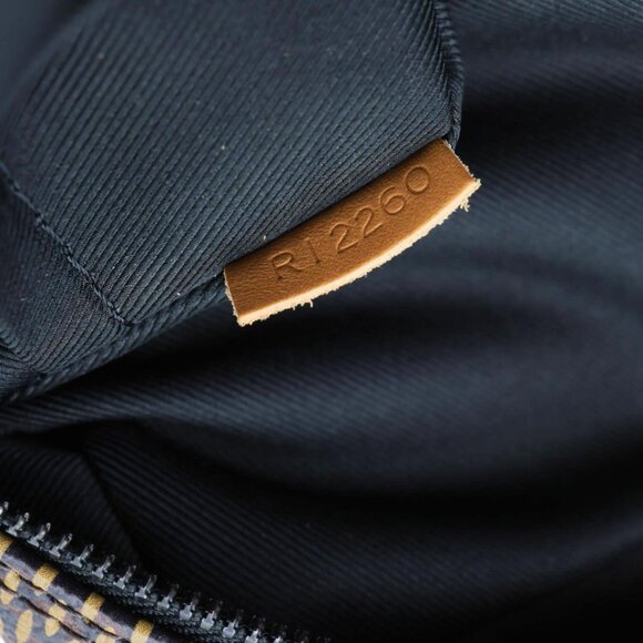 Louis Vuitton  X Nigo Nil Monogram Ebene Canvas Messenger Bag Brown - Picture 14 of 14